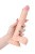 Toyfa Realstick Nude - Реалистичный вибратор с выносным пультом на проводе, 22х3.8 см