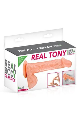 Real Body Real Tony Flash - фаллоимитатор, 13,3х3,5 см.