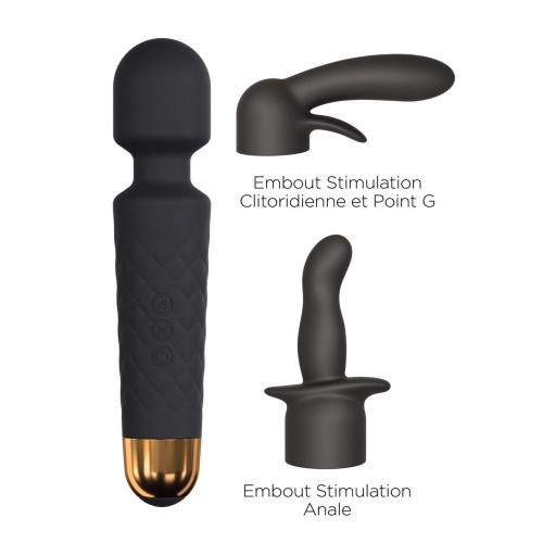 Dorcel Kit Wanderful - Міні-вібромасажер з насадками (анальна та вагінальна), 20х4 см - купити в Києві, Україні