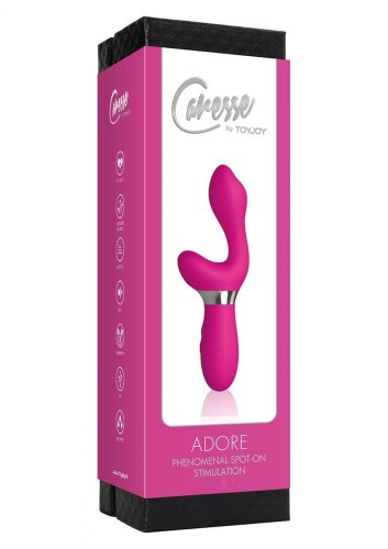 Вибратор Adore Spot On Stimulator, 15,5х2,5 см (розовый)
