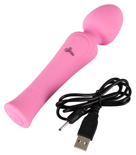 Orion Sweet Smile Rechargeable Mini Wand компактный перезаряжаемый вибратор микрофон, 16.7х3.8 см