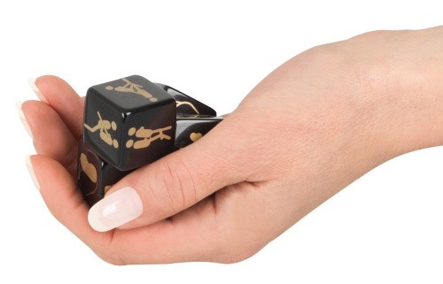 Dice Set - Игральные кубики для секса, (черный)