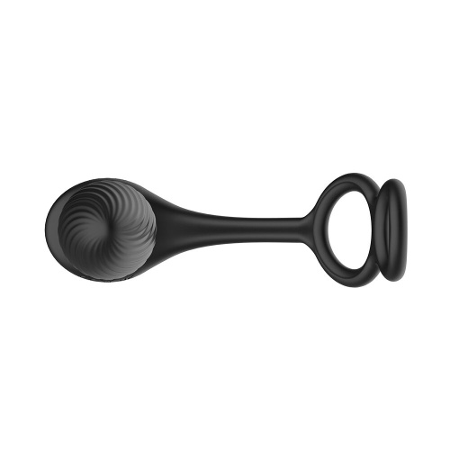 Анальна вібропробка Nexus Tornado Cock and Ball Ring - купити в Україні | Секс шоп SEX-SHOP.ua