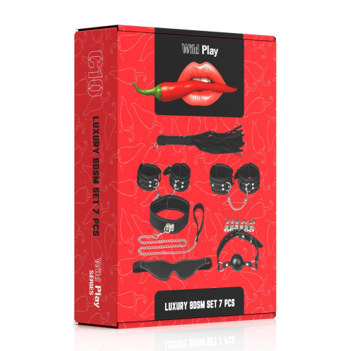 Набір БДСМ аксесуарів м=Erospace Wild Play Luxury BDSM Set - купити в Україні | Секс шоп SEX-SHOP.ua