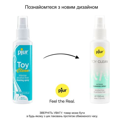Pjur Toy Clean антибактериальный спрей для очистки секс-игрушек, 100 мл