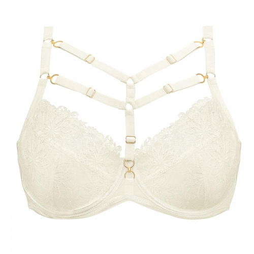 Ewa Bien Ariadna B103 - сексуальный бюстгальтер с мягкой чашкой (Экри, 75D)