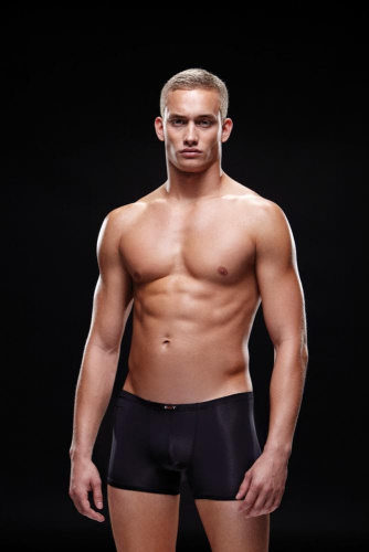 Baci Microfiber Boxer - Мужские трусы боксеры черный, M/L