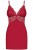 Обтягивающая сорочка Obsessive 810-CHE-3 chemise (L/XL)