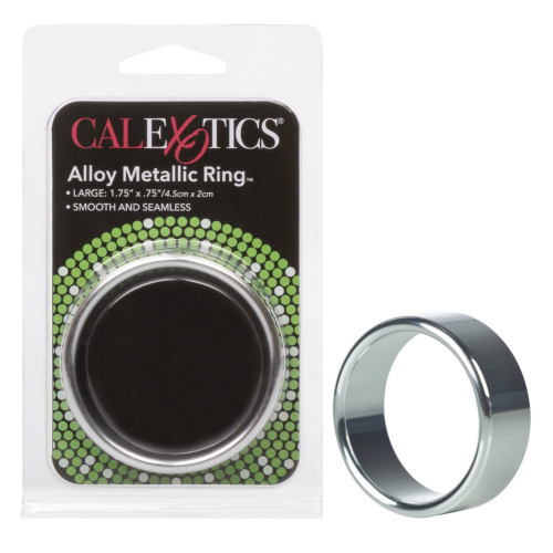 CalExotics Alloy Metallic Ring - Large металлическое эрекционное кольцо, 4 см