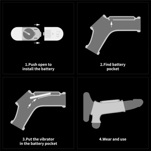 LoveToy Vibrating Ridge Knights Ring with Scrotum Sleeve - рельефная насадка на член с вибрацией, 13.3 см (белый)