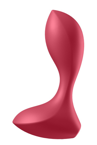 Satisfyer Backdoor Lover Red анальна пробка з вібрацією, 11.5х3.3 см (червоний) - купити в Києві, Україні