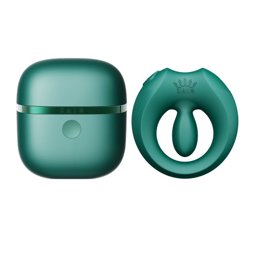 Ерекційне кільце зі смарт управлінням Zalo Apis Turquoise Green - купити в Україні | Секс шоп SEX-SHOP.ua
