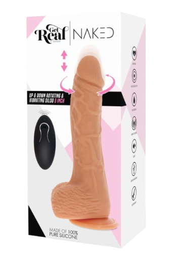 Вибратор Get Real Up&Down Rotating, 20 см