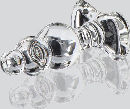 Crystal Jewel Crystal Jewel - Стеклянная анальная пробка, 9х4.3 см