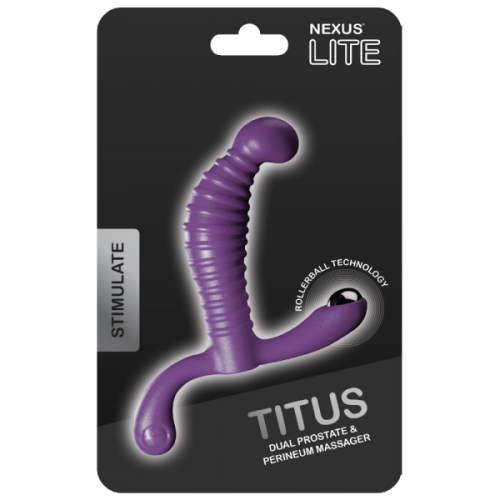 Nexus Titus - массажер простаты, 9.2х3.2 см (фиолетовый)