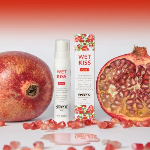 Спрей для усиления слюноотделения EXSENS Wet Kiss Pomegranate 15 мл (гранат)