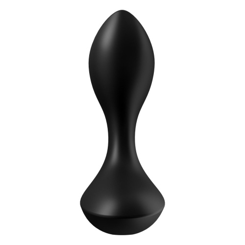 Satisfyer Backdoor Lover - Анальна пробка з вібрацією, 11,5 х3, 3 см, (чорна) - купити в Києві, Україні