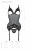 Passion - Christa Corset - Корсет с подвязками, ажурным лифом и стрингами, S/M (чёрный) Passion - Christa Corset - Корсет с подвязками, ажурным лифом и стрингами, S/M (чёрный)