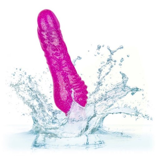 CalExotics Sparkle Shimmer Stud - вибромассажер, 14х4.5 см (розовый)