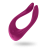 Satisfyer Partner Multifun 2 - многофункциональный вибратор для пар, 13х7х3.5 см (пурпурный)