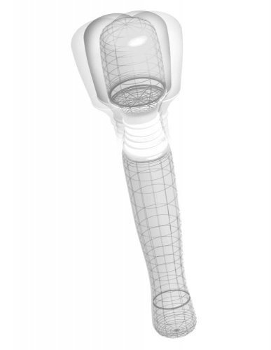 Wanachi Maxi Massager White - Клиторальный массажер, 22 см (белый)