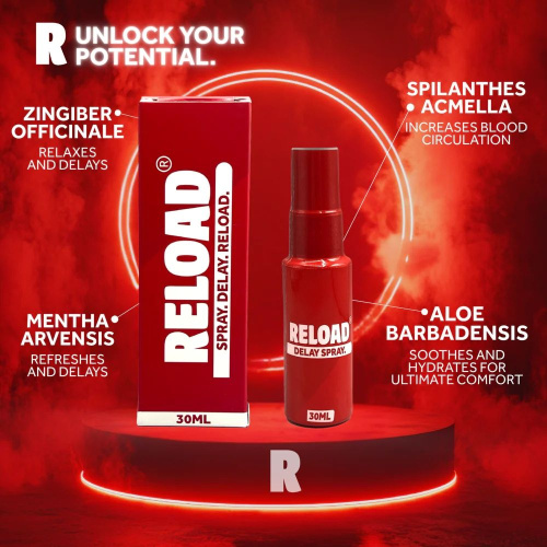 Спрей пролонгатор для мужчин EXS Reload Delay Spray, 30 мл