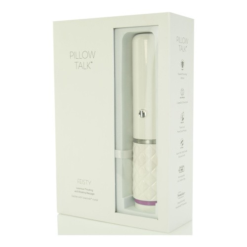Pillow Talk Feisty Thrusting Vibrator Pink – розкішний вібратор-пульсатор з присоскою, 12.5х3.4 см. (рожевий) - купити в Києві, Україні