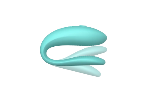 We-Vibe Sync Lite Aqua - Смарт-вибратор, 7,8 см (бирюзовый)