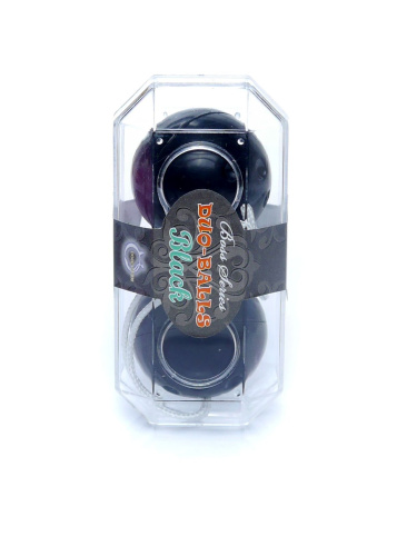 Duo-Balls Black - Вагинальные шарики, 3,5 см (черный)