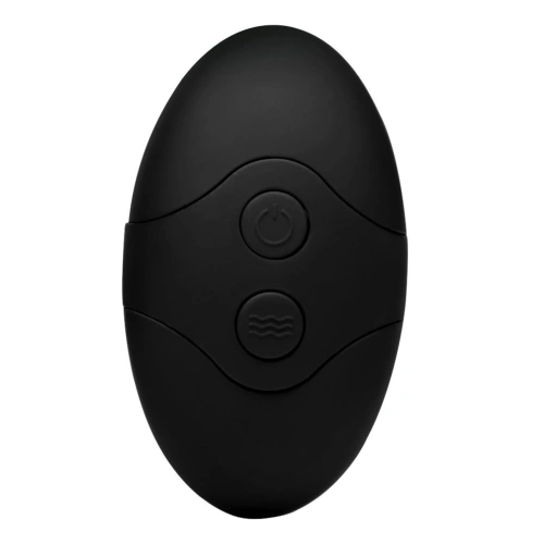 KineticThumping 7X Medium Anal Plug - Анальная пробка с толчковыми движениями, 13.3х4 см (чёрный)