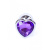 Анальная пробка Jewellery Silver Heart Plug - размер S Анальная пробка Jewellery Silver Heart Plug - размер S