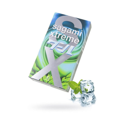Sagami Xtreme Mint, 10 шт (мята)