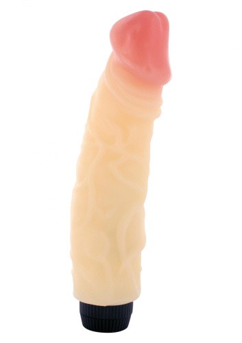 Реалистичный вибратор Seven Creations Rubber, 22 см