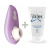 Womanizer Liberty Lilac + Лубрикант 50 мл - Бесконтактный стимулятор клитора, 10.4х5.5 см (сиреневый)