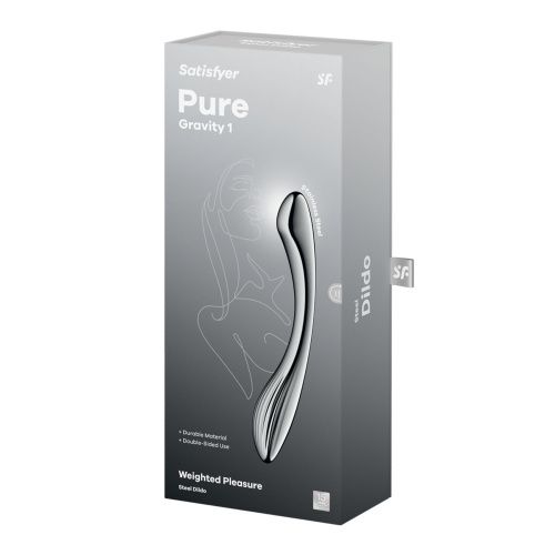 Металевий дилдо Satisfyer Pure Gravity 1 - купити в Україні | Секс шоп SEX-SHOP.ua