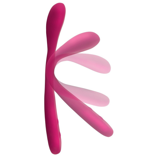 Couples Choice Flexible - Гибкий двухсторонний силиконовый вибратор, 18.2х2.9 см