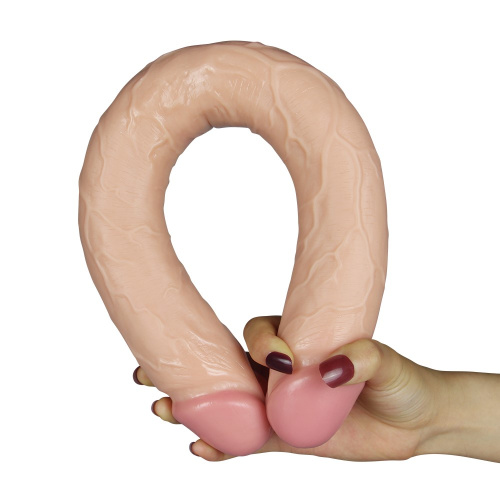 Двухсторонний фаллоимитатор LoveToy 17" King Size Realistic, 45 см