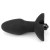 LoveToy Anal Indulgence Collection Rocket Teaser - Анальная пробка с вибрацией, 11х4 см (чёрный)