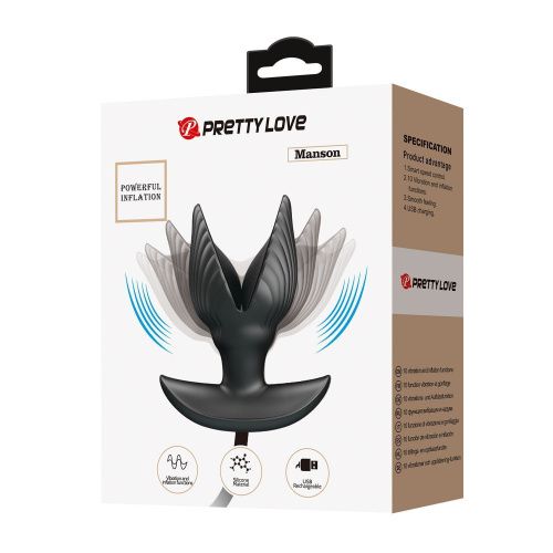 Надувна анальна пробка Pretty Love Manson - купити в Україні | Секс шоп SEX-SHOP.ua