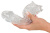 Orion Crystal Skin Penis Sleeve - Насадка на член +5 см (прозорий) - купити в Києві, Україні