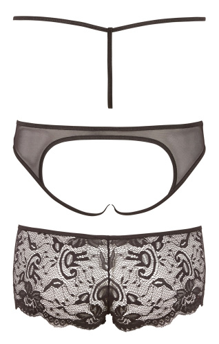 Cotelli Collection Panty Set - Набор трусиков, М (чёрный)