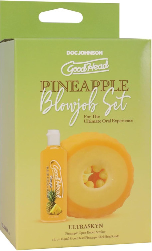 Набір для мінету Doc Johnson GoodHead Pineapple Blowjob Set - купити в Україні | Секс шоп SEX-SHOP.ua