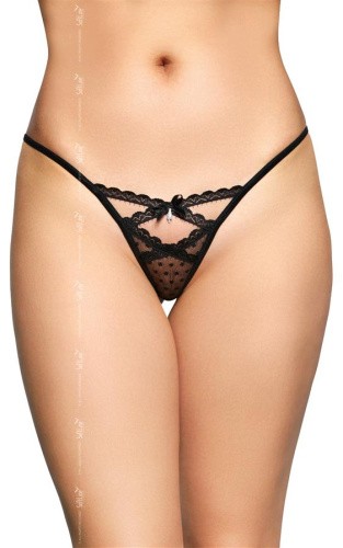 SoftLine G-String 2494 - black - Женские стринги, M/L (черный)