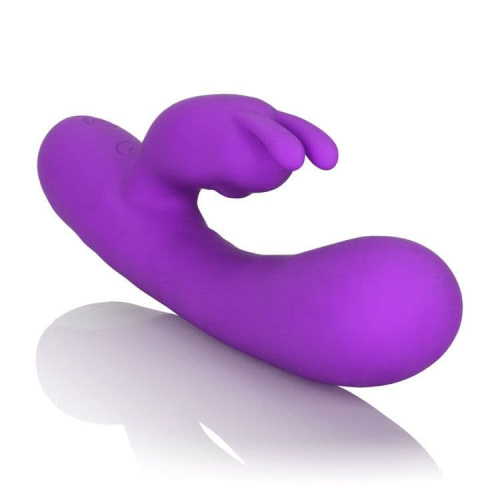 California Exotic Novelties Embrace Massaging G-Rabbit - вибратор-кролик для точки G, 13х3.3 см (фиолетовый)