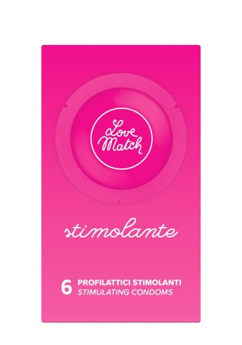Love Match Stimolante (Ribs & Dots), 6 шт
