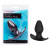 CalExotics Silicone Perfect Plug - силиконовая анальная пробка, 9х4,5 см (чёрный)