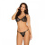 Obsessive Pantheria 2-pcs set black - Сексуальний леопардовий комплект, L/XL - купити в Києві, Україні Obsessive Pantheria 2-pcs set black - Сексуальний леопардовий комплект, L/XL - купити в Києві, Україні