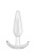 Ns Novelties Jelly Rancher T-Plug Smooth - Анальный стимулятор, 8х3 см (прозрачный)