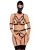 Боди портупея с маской на голову Bad Kitty Strap+Mask Set, XS