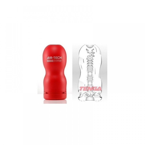 Tenga Air-Tech Regular мастурбатор з аеростимуляцією і всмоктуючим ефектом, 15. 5х6. 9 (червоний) - купити в Києві, Україні